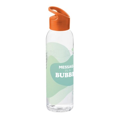 Sky flaska med transparent kropp Standard | orange-vit | Inget reklamtryck | Inte tillgängligt | Inte tillgängligt