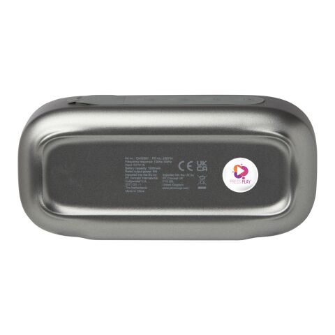 Stark 2.0 IPX5 Bluetooth®-högtalare på 5 W i återvunnen plast Standard | silver-svart brons | Inget reklamtryck | Inte tillgängligt | Inte tillgängligt
