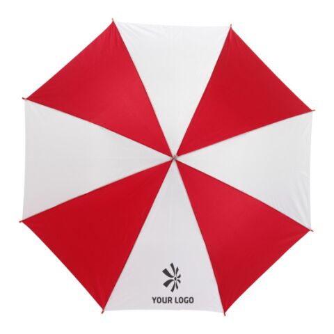 Paraply, automatisk öppning Röd/Vit | Inget reklamtryck | Inte tillgängligt | Inte tillgängligt
