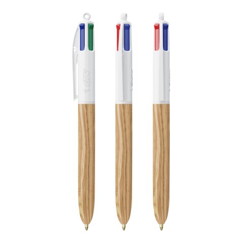 BIC® 4 Colours Wood Style vit-beige | Inget reklamtryck | Inte tillgängligt | Inte tillgängligt