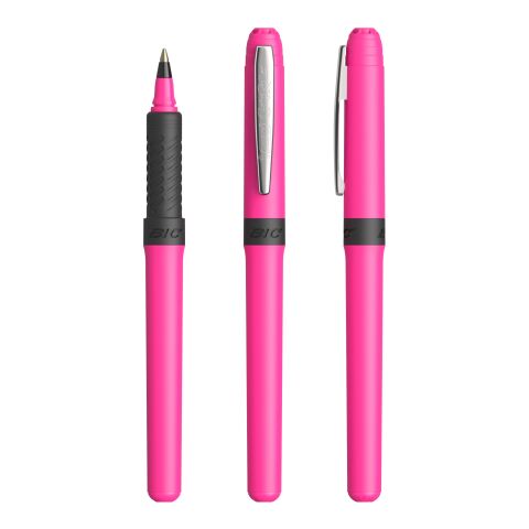 BIC® Grip Roller Pink-ljusgrå | svart bläck | Inget reklamtryck | Inte tillgängligt | Inte tillgängligt