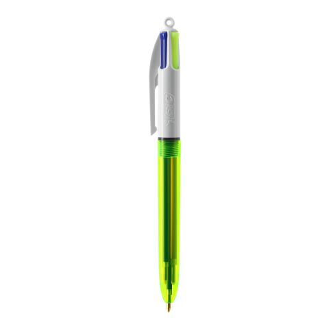 BIC® 4 Colours Fluo kulpenna gul | Inget reklamtryck | Inte tillgängligt | Inte tillgängligt